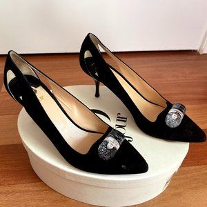 Funky black Heels by designer Jour